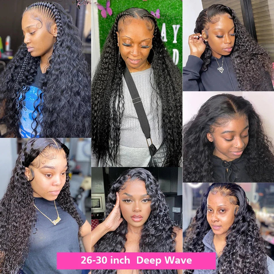 curly wig 100% human hair wigs hd lace wig 13x4 13x6 lace frontal wig deep wave water wave cheap wigs on sale for women choice