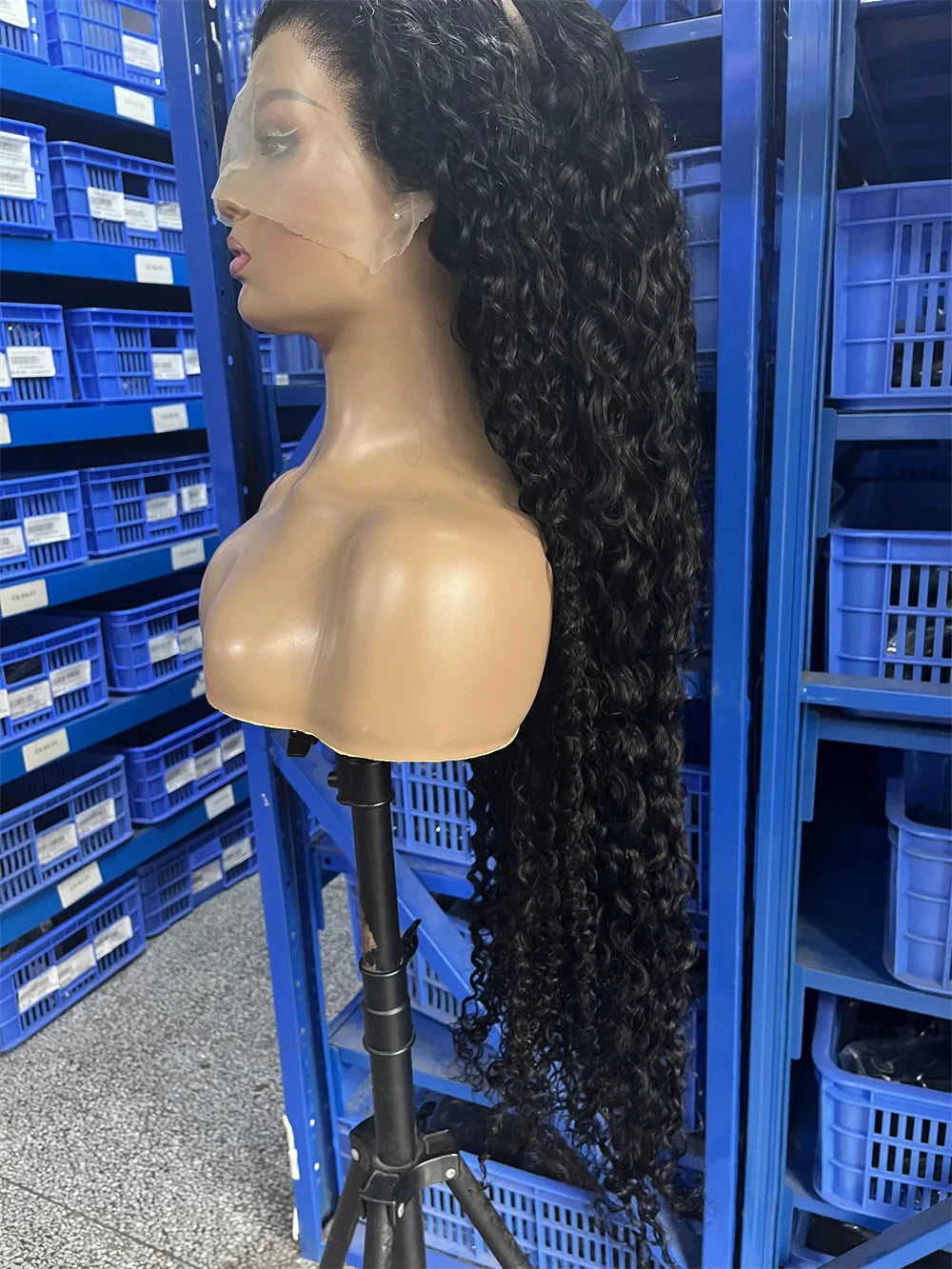 40 46 Inch 13x6 Hd Curly Lace Front Human Hair Wigs 300 Density Transparent 13x4 Deep Wave Frontal Wigs For Women Pre Plucked