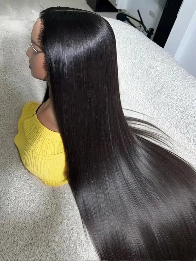 220 Density Straight Human Hair Wigs 30 Inch 13x6 Hd Lace Front Wig PrePlucked Brazilian Hair 13x5 Lace Frontal Wig For Women