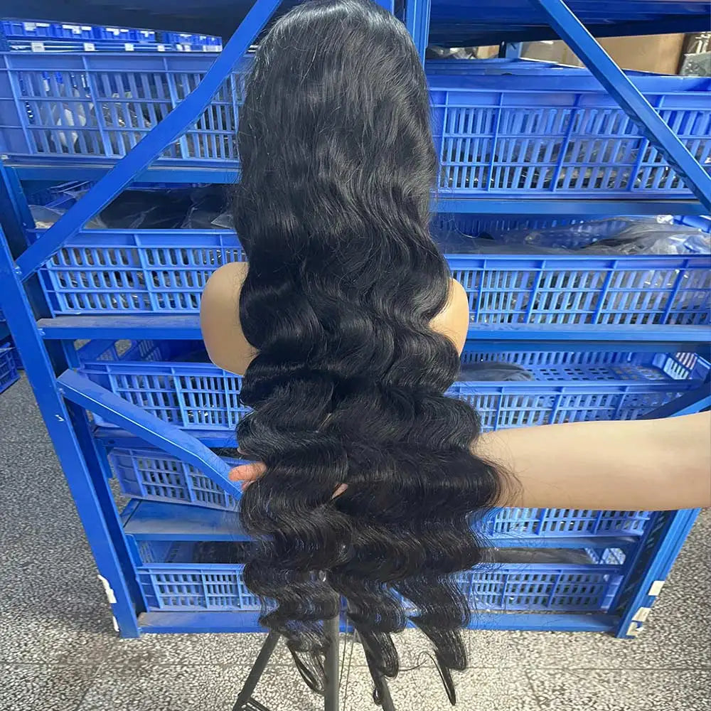 40 50 Inches Body Wave 13x6 Hd Lace Frontal Wig Human Hair 300 Density Brazilian Wavy Lace Front Wigs For Women 7x5 Glueless Wig