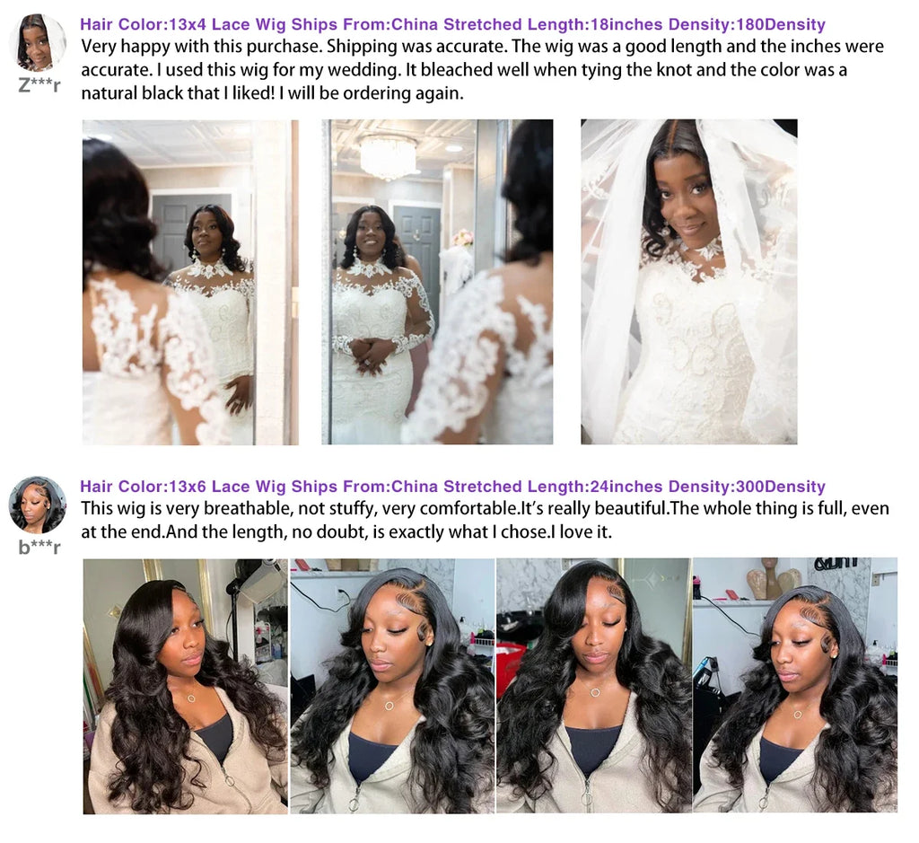 Body Wave Lace Front Wig Full Lace Human Hair Wigs For Black Women 40 Inch 13x4 13x6 Hd Lace Frontal Wig Deep Wave Frontal Wig