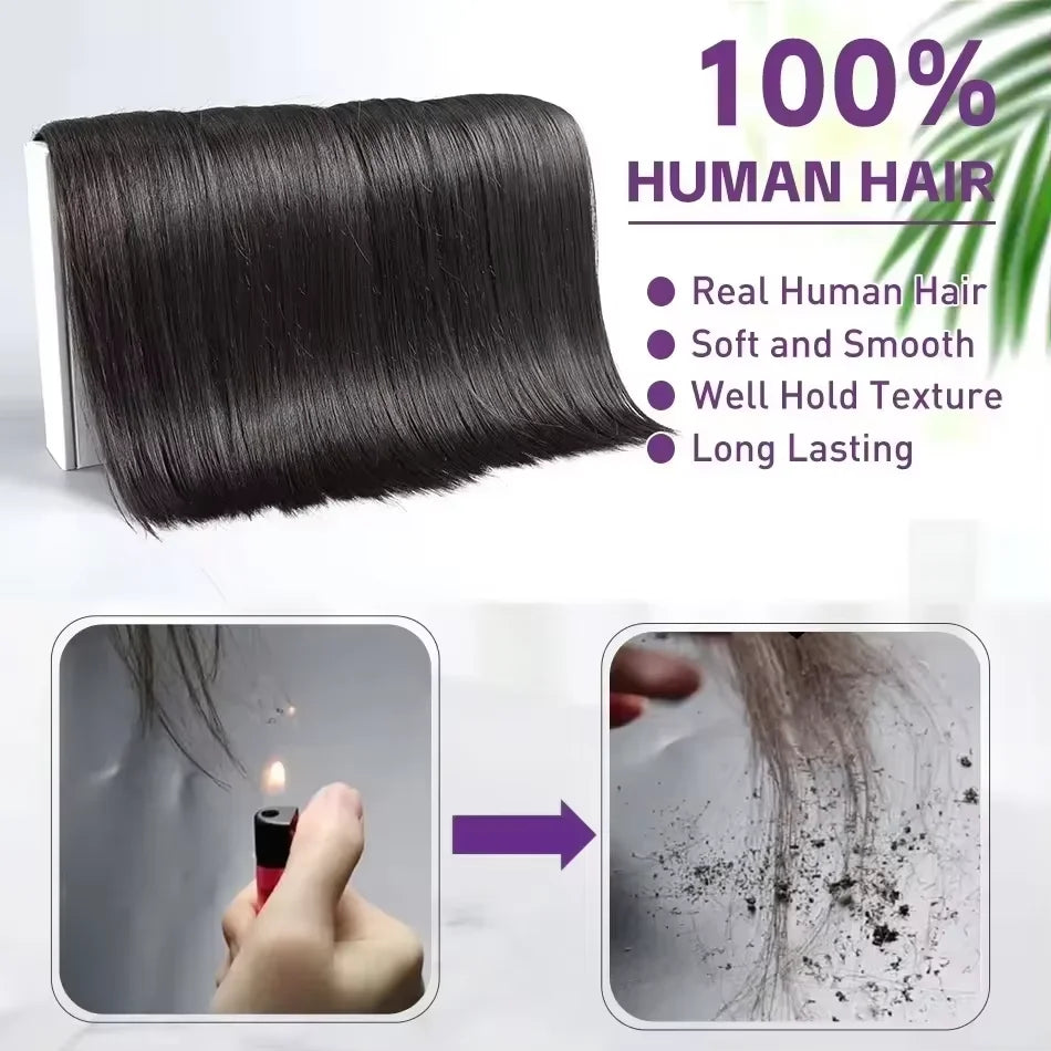 16A Human Hair Bundles 28 30 32 34Inch straight Bundles Human Hair 100% Unprocessed Brazilian Virgin Hair 3/4/5 Bundles Deals