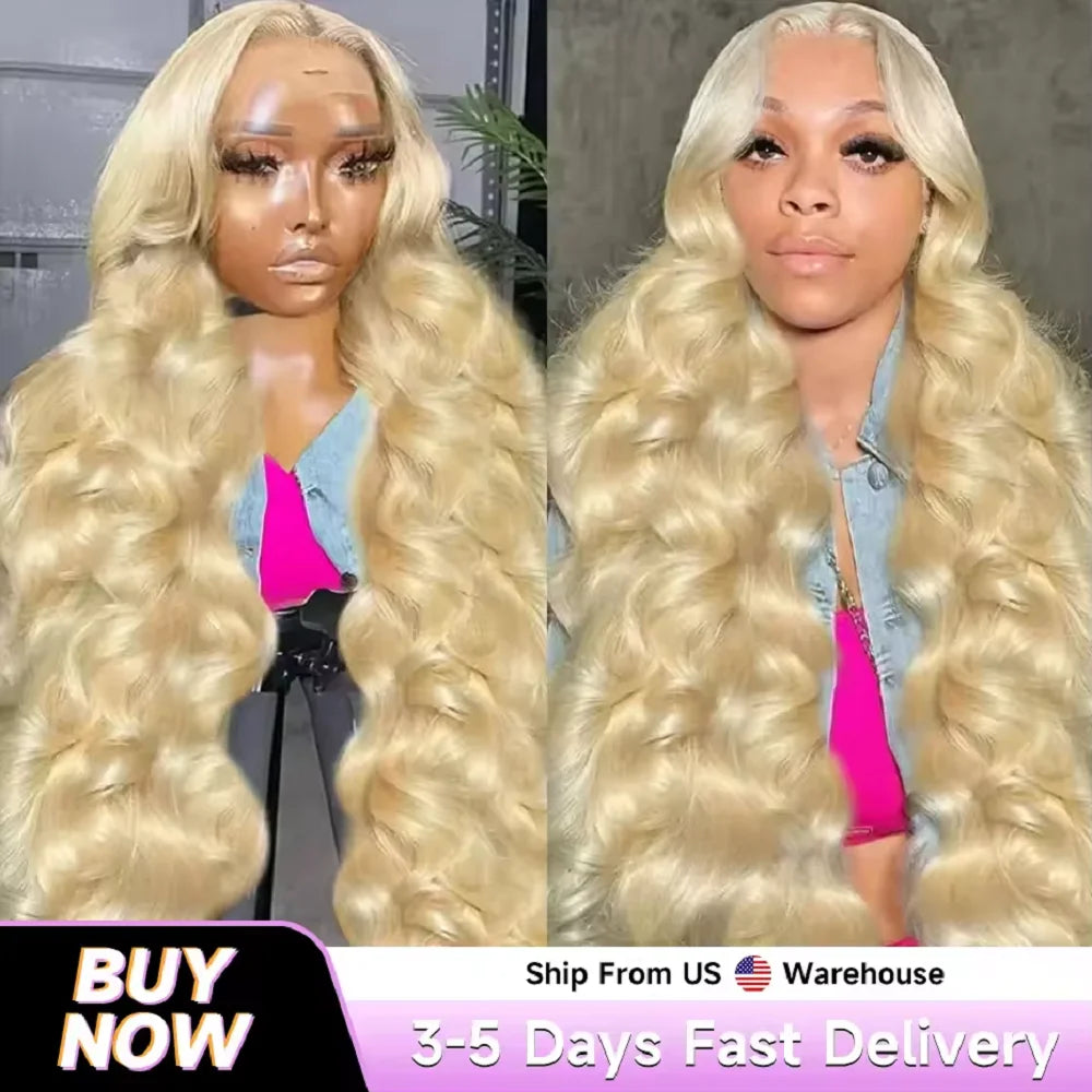 30 Inch Body Wave Blonde 613 Hd Lace Frontal Wig 13x6 Human Hair Wigs 100% 13x4 Transparent Lace Front Human Hair Wig