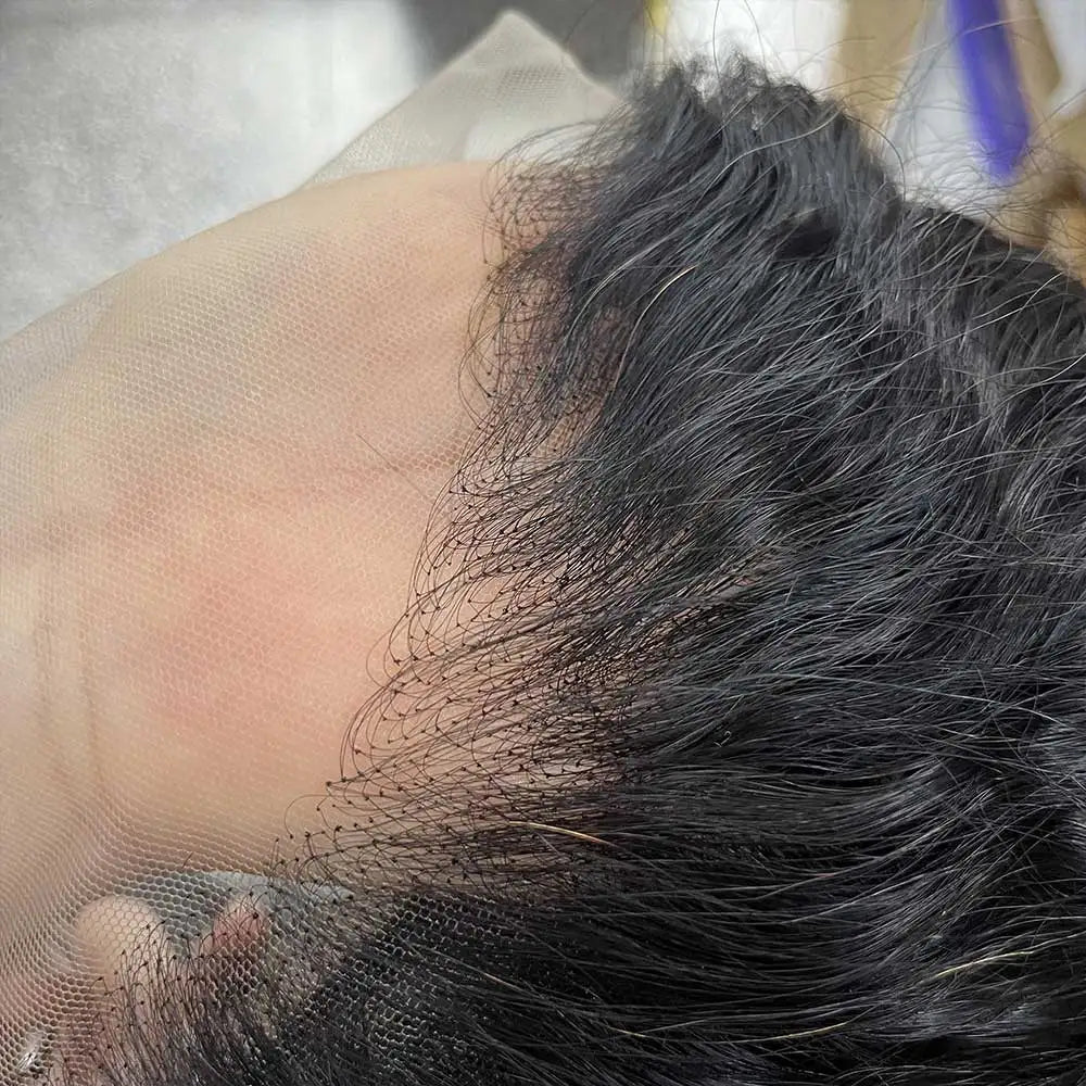 300% High Density 13x4 13x6 HD Deep Wave Lace Frontal Wig Brazilian 40 46 Inch Water Curly Lace Front Human Hair Wigs For Women