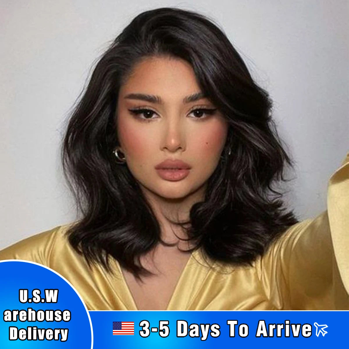 Brazilian Body Wave Short Bob Wigs 5x5 Transparent Lace Front Wig Human Hair Wigs Loose Body Wave Wig For Black Women 180%