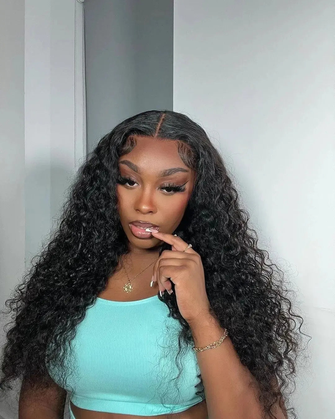 46 Inch Deep Wave Glueless Wigs 13x4 13x6 Hd Transparent Lace Front Wigs Water Wave Lace Frontal Hair Wigs Curly Human Hair Wigs