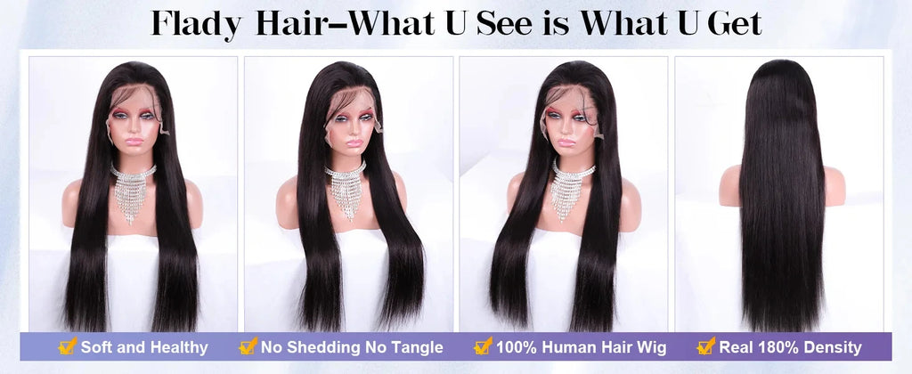 220 Density Straight Human Hair Wigs 30 Inch 13x6 Hd Lace Front Wig PrePlucked Brazilian Hair 13x5 Lace Frontal Wig For Women