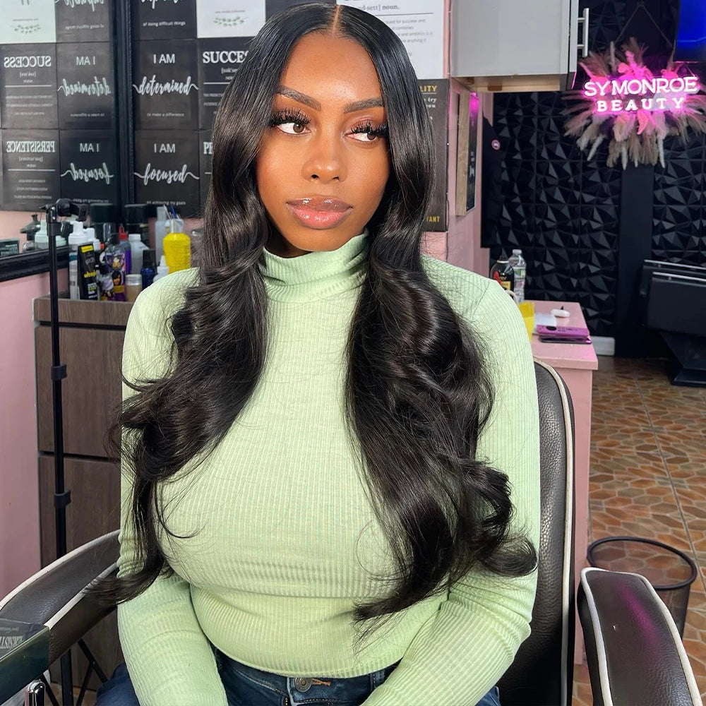 40 42Inch 13x4 Lace Front Human Hair Wigs Brazilian Body Wave Lace Front Wig 13x6 HD Lace Frontal Wigs For Women Human Hair Wig