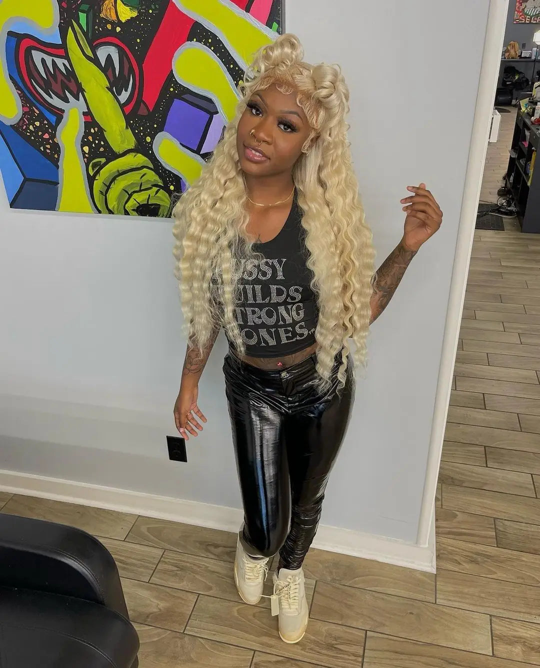 40 42 Inch 613 Honey Blonde Color Deep Wave 13x4 13x6 Hd Lace Frontal Wigs Brazilian Curly Human Hair Wigs For Women 250 Density