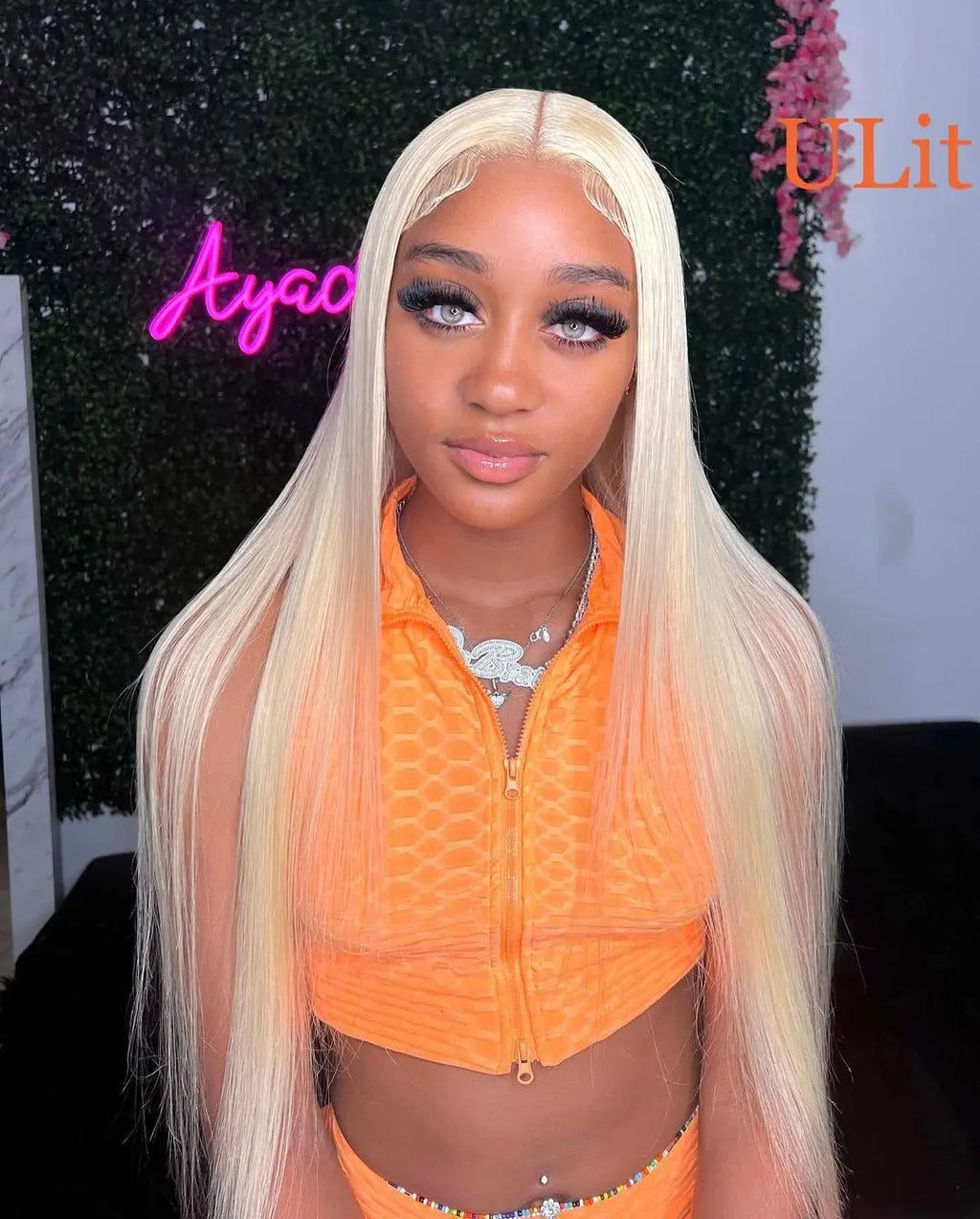 40 Inch 613 Blond Lace Frontal Wig Human Hair 13x6 13x4 HD Transparent Color Bone Straight Lace Front Wigs For Women 250 Density