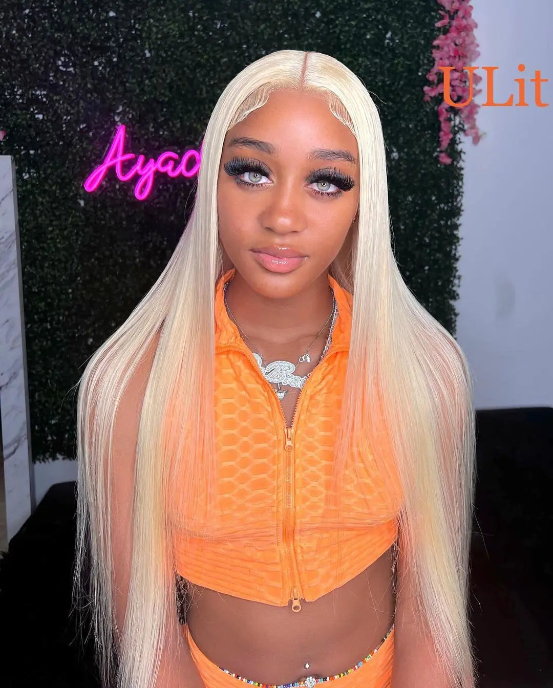 40 Inch 613 Blond Lace Frontal Wig Human Hair 13x6 13x4 HD Transparent Color Bone Straight Lace Front Wigs For Women 250 Density