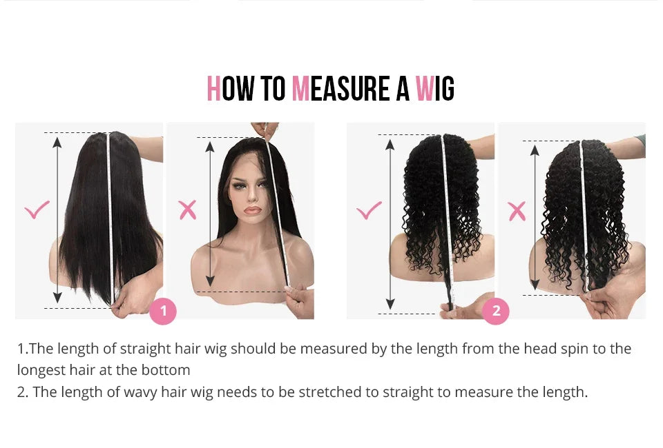 250 Density 40Inch HD Transparent Lace Wigs 13x6 Bone Straight Lace Frontal Wigs Human Hair 13X4 Pre Plucked Brazilian For Women