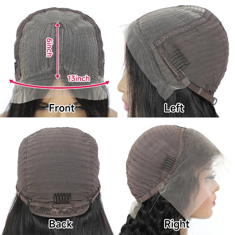 4/27 Ombre Highlight Lace Front Wigs Human Hair Deep Curly Colored HD Lace Frontal Wig Brazilian Remy For Women Curly Wig T Part