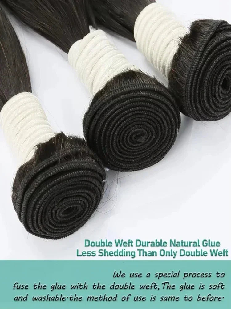 14A Straight Human Hair Bundles 1/4/5/6 Bundles 100% Human Hair Brazilian Virgin Hair 30 40 Inch Raw Hair Extensions Bundles