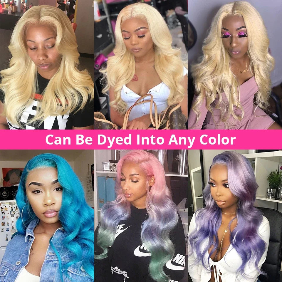 613 Honey Blonde Body Wave Human Hair Lace Frontal Wig 30 40 Inch Hd Lace Wig 13x6 Human Hair Brazilian Wigs On Sale For Women