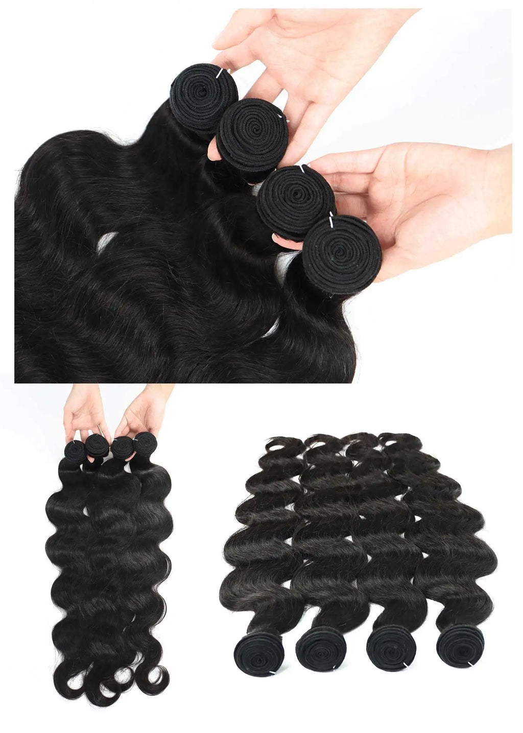 36 40 Inch 14A Body Wave Human Hair Bundles 100% Human Hair Unprocessed Brazilian Raw Hair 4 5 6 Bundle Weave Extensions Deals