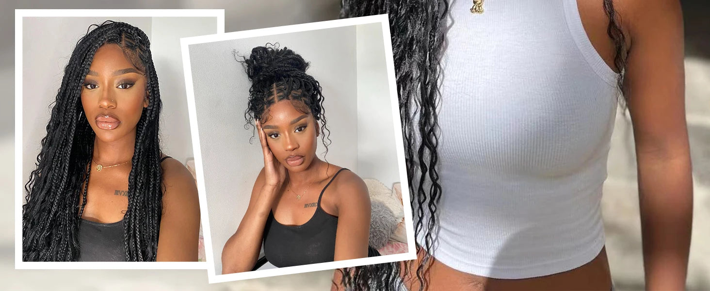 12A No Weft Human Hair Human Braiding Hair Deep Wave Bulk Human Hair Bundles Micro Human Braiding Hair for Boho Braids