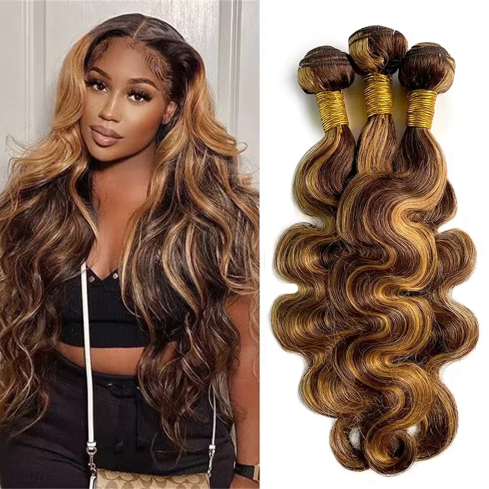 Body Wave Bundles Human Hair 100% Raw Hair Bundles 34 36Inch 3 4 5 Straight Bundle Brazilian Virgin Remy Extensions Hair Natural