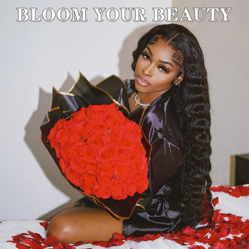 34 Inch Loose Curly 13x6 HD Transparent Lace Front wigs Human Hair Wigs For Women Brazilian Hair 13x4 Deep Wave Lace Frontal Wig