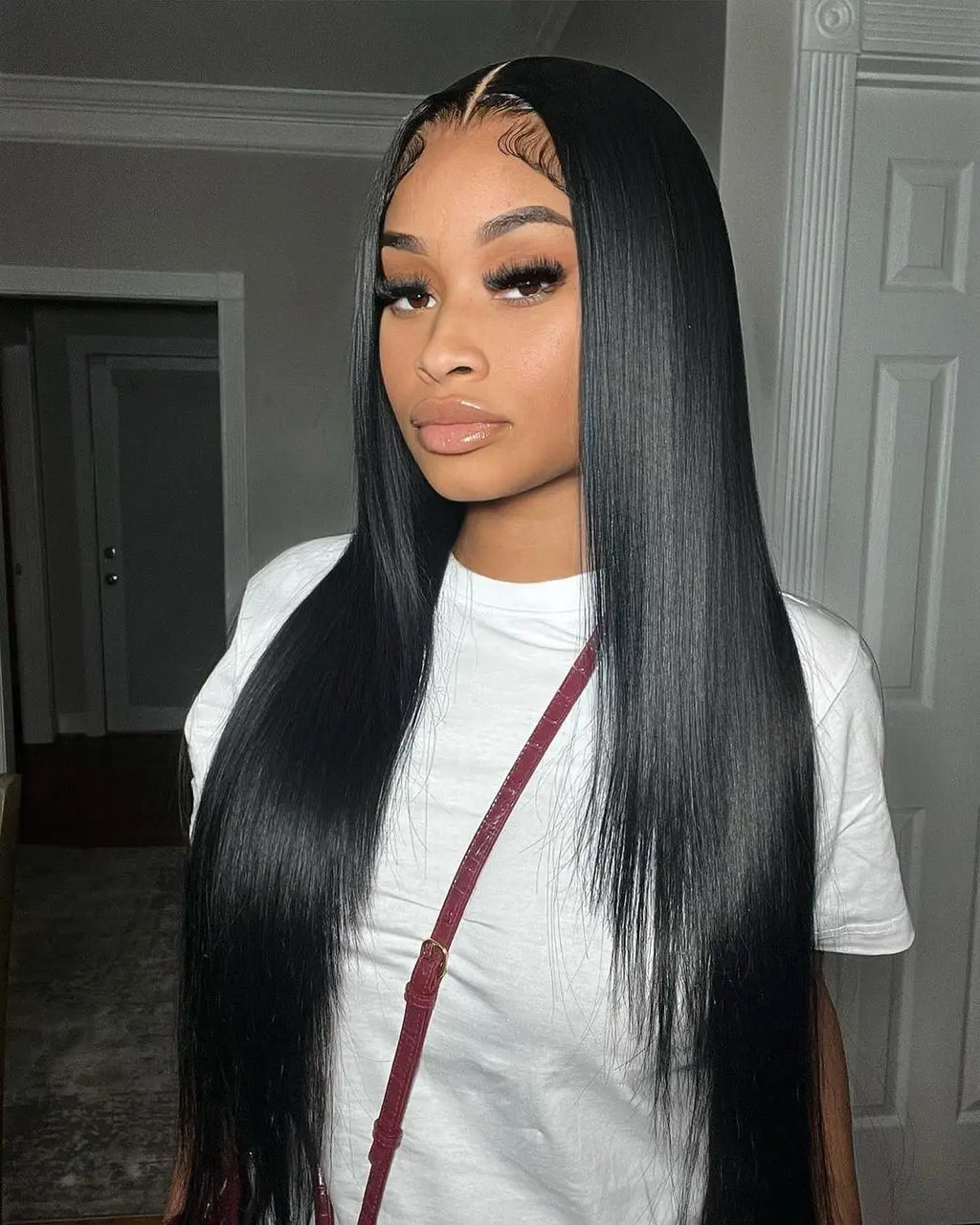 300% High Density 13x6 Bone Straight Hd Lace Front Wig Brazilian 40 46 Inch 13x4 360 Full Lace Frontal Human Hair Wigs For Women