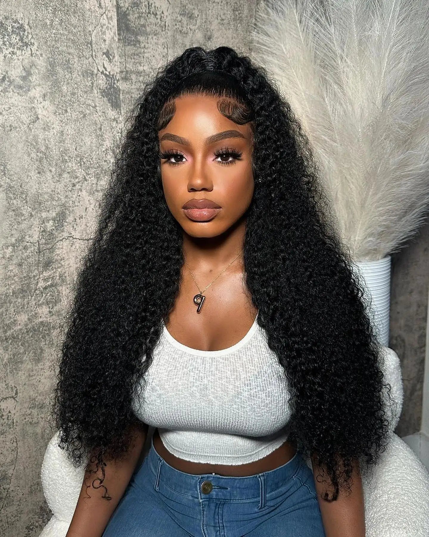 40 46 Inch 13x6 Hd Curly Lace Front Human Hair Wigs 300 Density Transparent 13x4 Deep Wave Frontal Wigs For Women Pre Plucked