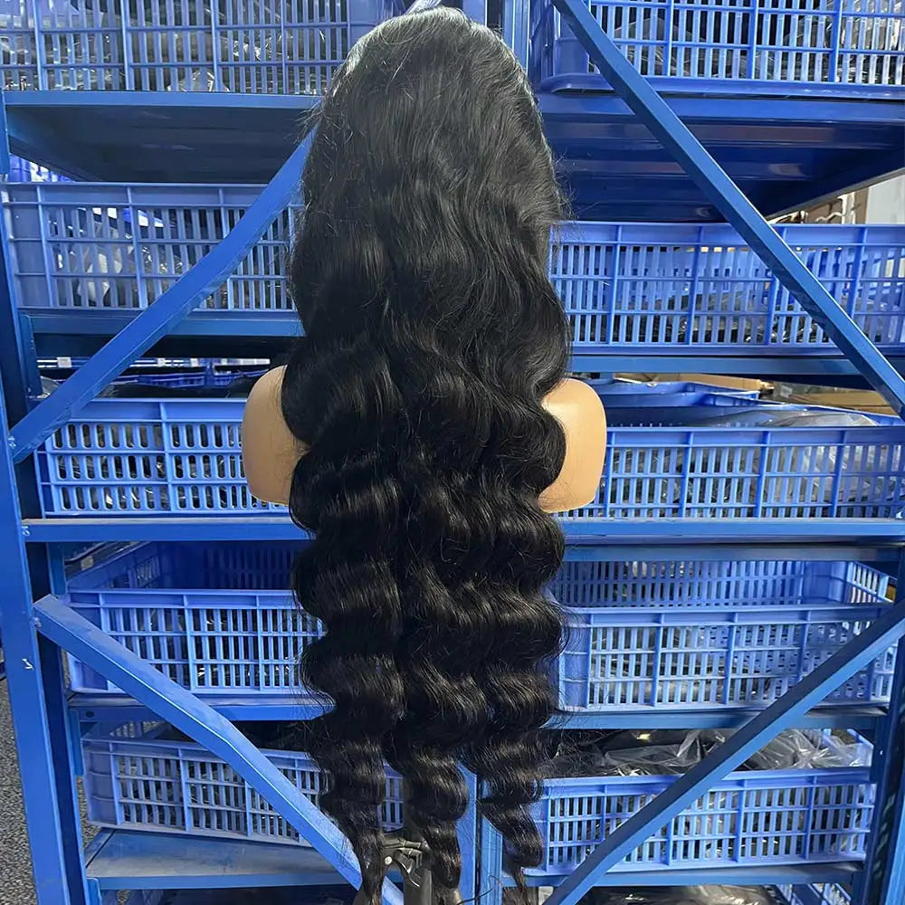 300 Density 40 50 Inch HD Transparent 13x4 13x6 Body Wave Lace Front Human Hair Wig Brazilian Glueless Human Hair Wigs For Women