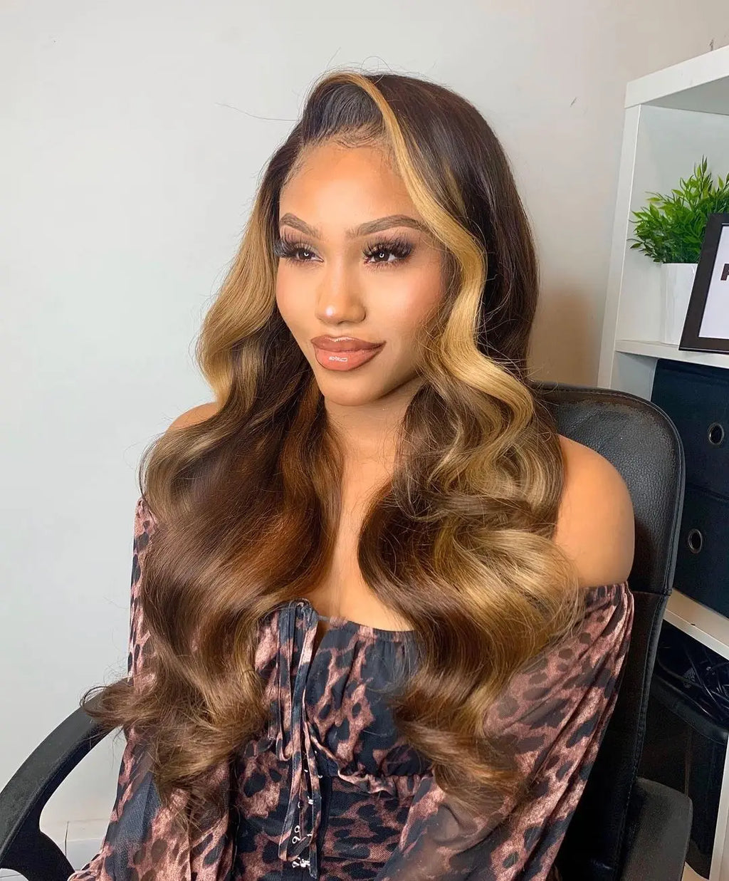 Highlight Ombre Body Wave 13x4 Lace Frontal Wig Human Hair 4/27 Lace Front Wigs 200 Density 4x4 Lace Front Wigs Human Hair Wigs