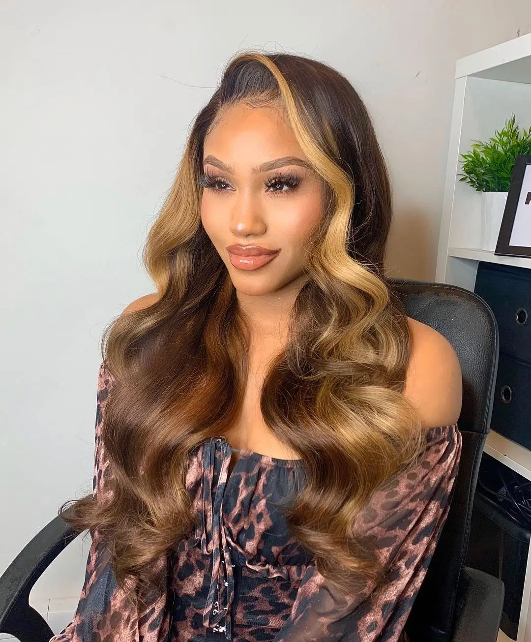Highlight Ombre Body Wave 13x4 Lace Frontal Wig Human Hair 4/27 Lace Front Wigs 200 Density 4x4 Lace Front Wigs Human Hair Wigs