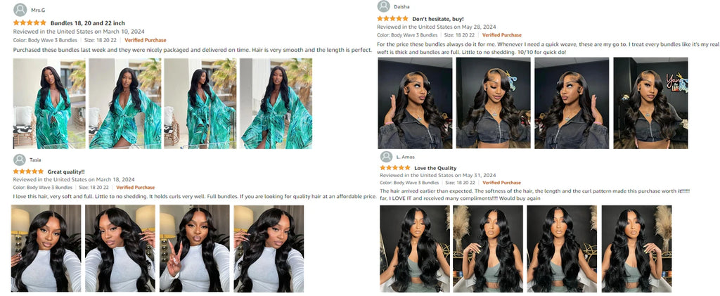 12A 30 34 Inch Body Wave Bundles Brazilian Human Hair 3/4/5 Bundles Unprocessed Extension Women Human Hair Bundles Stainable ﻿ ﻿