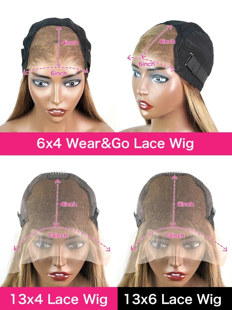 30 Inch Highlight 13x6 Lace Frontal Wig Human Hair 200 Density Deep Wave Human Hair Wigs 13x5 Brazilian Pre Plucked Closure Wig