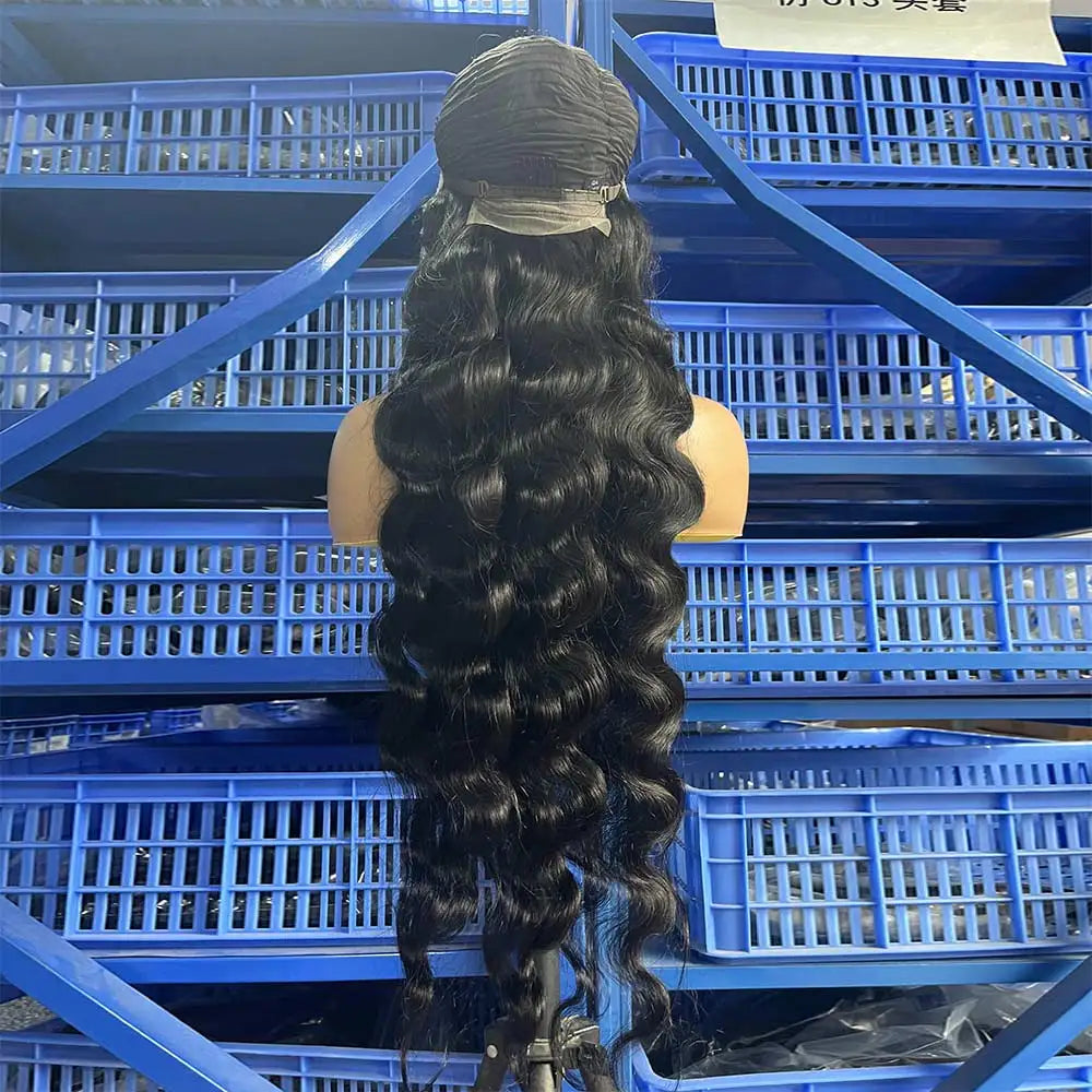40 46 Inch 13x4 13x6 HD Body Wave Lace Frontal Human Hair Wig Brazilian 360 Full Loose Natural Wavy Lace Front Wigs 300% Density