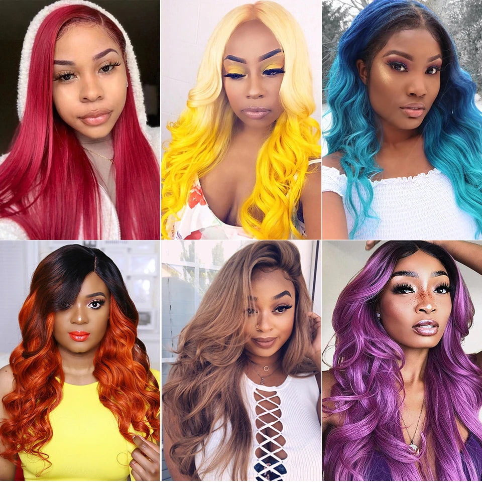 200% Density 13x6 HD Transparent Lace Front Wigs Straight Human Hair Wigs Wear and Go 613 Blond Lace Frontal Wig Human Hair