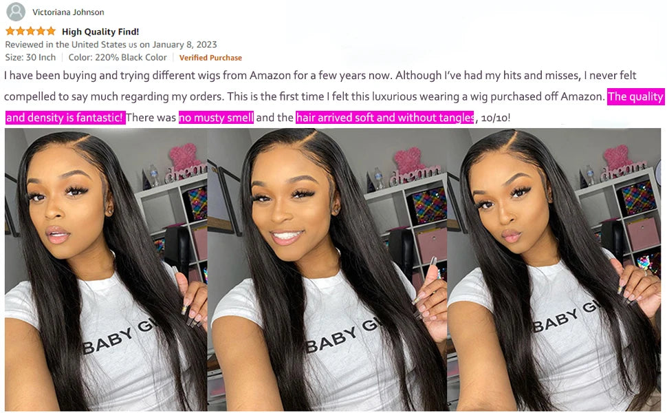 250 Density 30 40 Inch Bone Straight 13x6 HD Lace Frontal Wig 100% Human Hair 13x4 Lace Frontal Wig Glueless Closure Wear