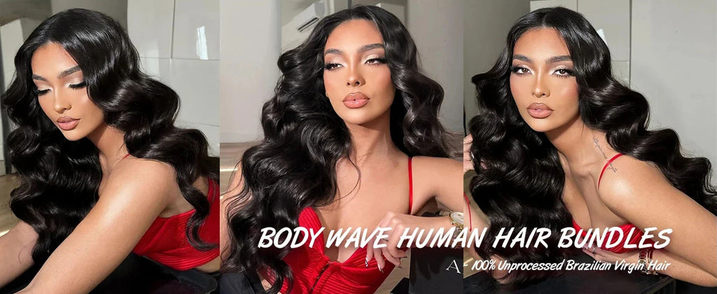 12A Body Wave Human Hair Bundles 40 Inch 100% Human Hair Unprocessed Brazilian Virgin 3 4 Pcs Raw Hair Bundles Weave Extensions