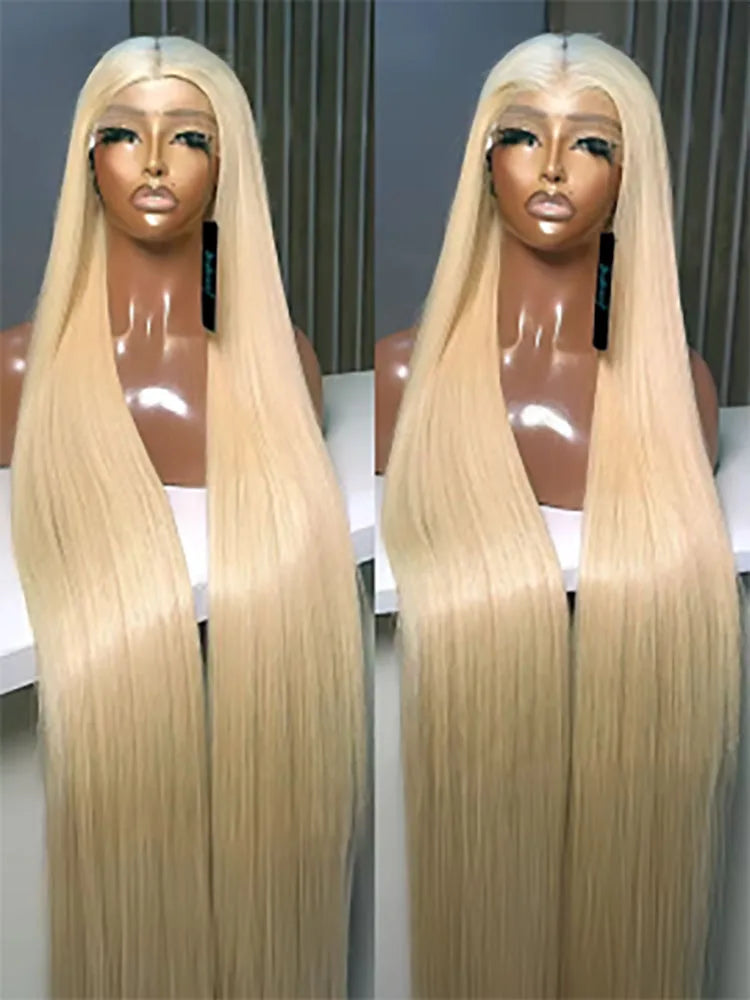 Blonde Wig Straight 613 Hd Lace Frontal Wig 13X6 13X4 Transparent Brazilian Straight Lace Front Wigs 30 Inch 100% Human Hair