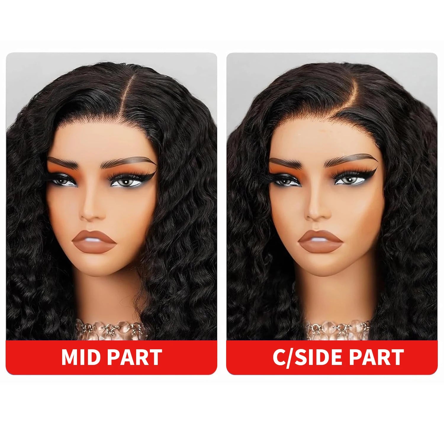 300 Density 13x6 HD Lace Frontal Glueless Wig Human Hair Deep Wave Wigs 13x4 Curly Water Wave Preplucked Brazilian Remy  Wigs