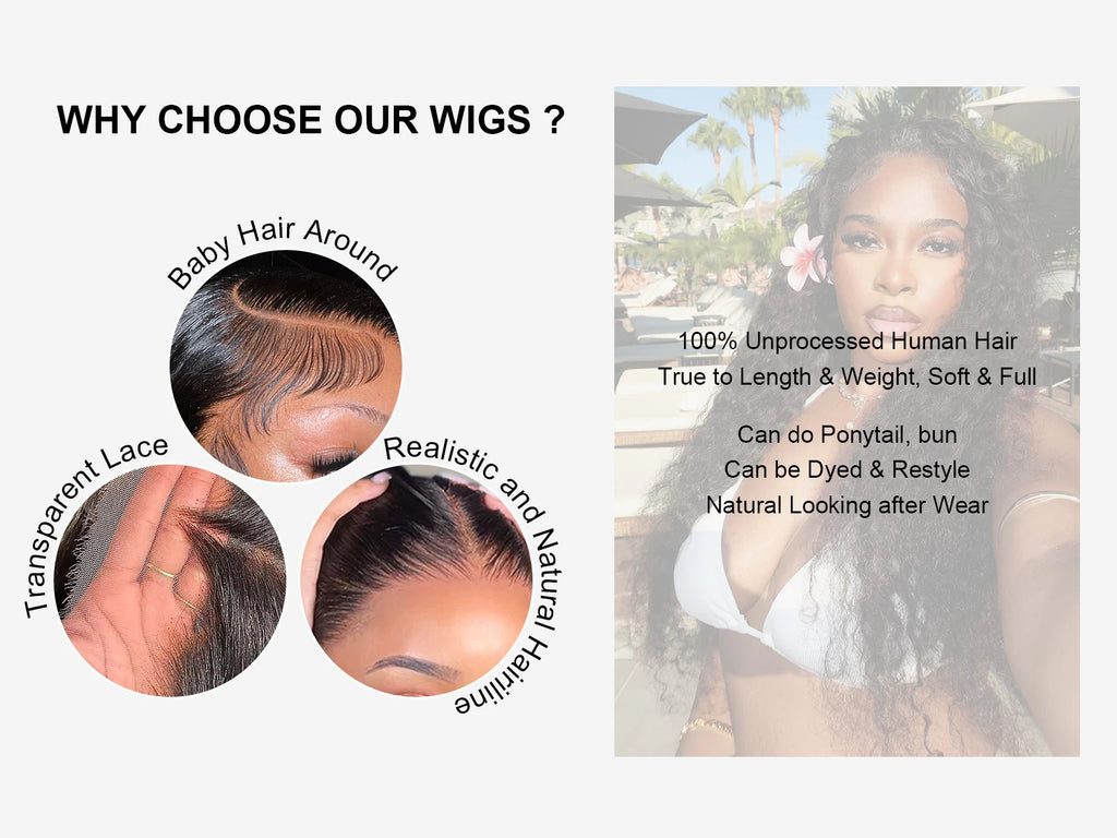 30Inch Highlight Wigs Human Hair 13x Deep Wave Lace Front Wigs Human Hair 13x5 4/27 Brown Ombre Colored Human Hair Wig For Woman