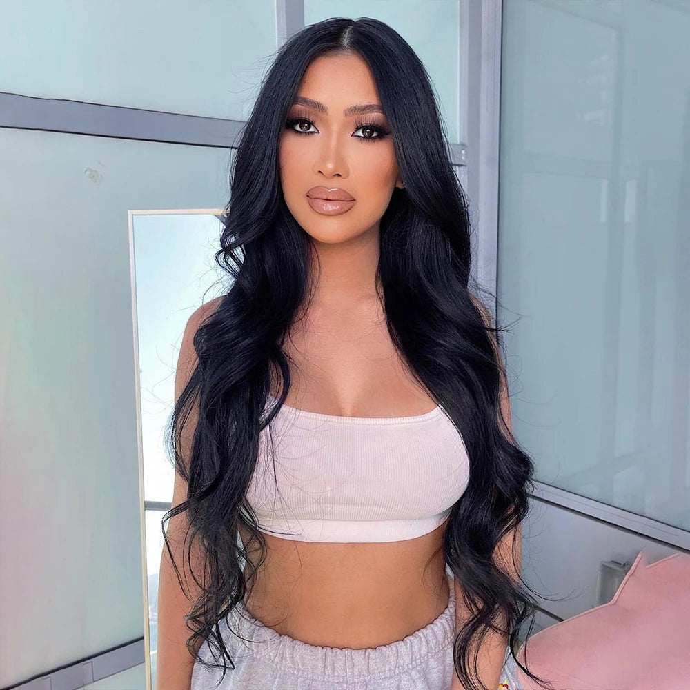 40 Inch 13x4 13x6 HD Body Wave Lace Front Wig Pre Plucked Loose Wave Lace Frontal Wig 100% Human Hair Wigs For Black Women