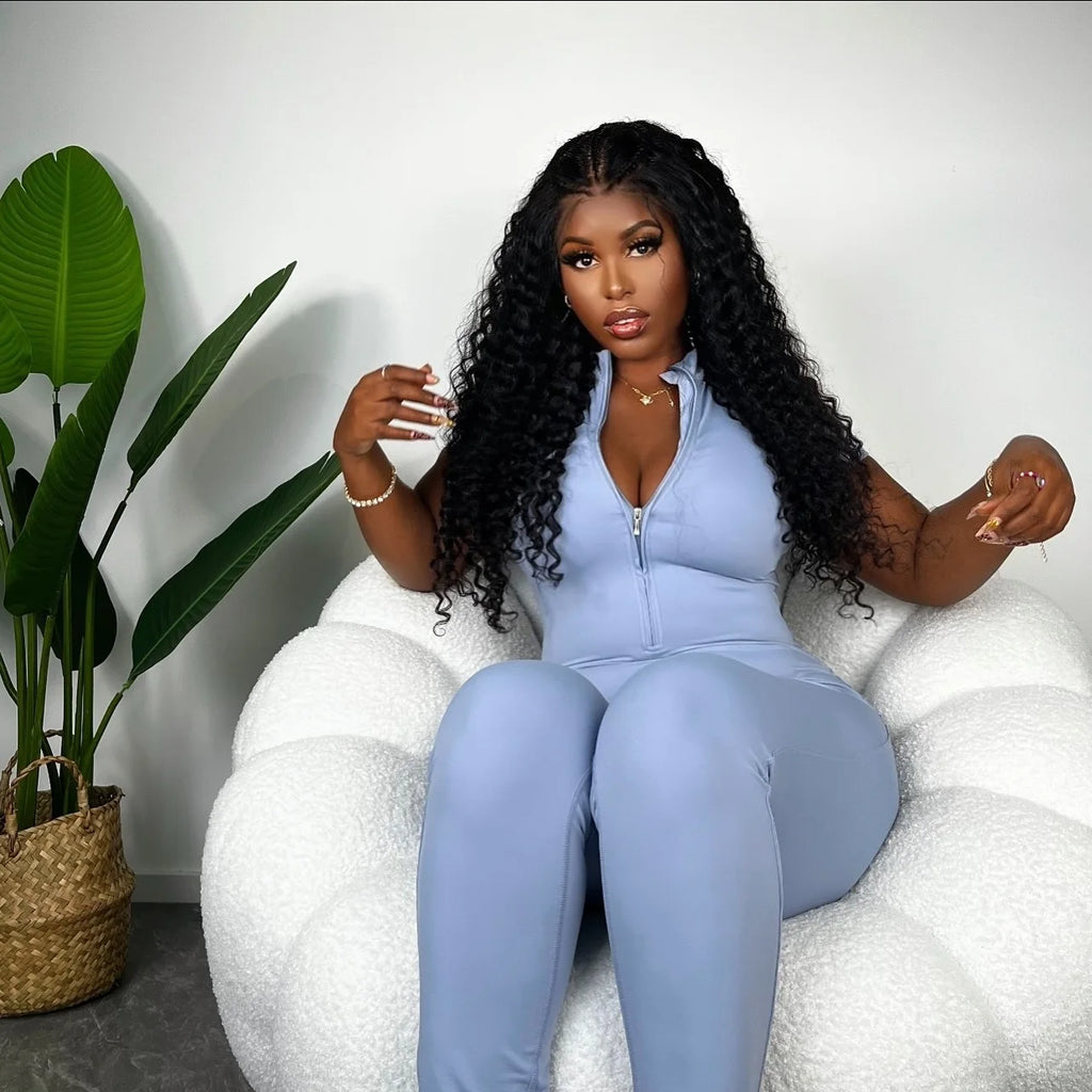 300 High Density 13x4 13x6 HD Curly Lace Front Human Hair Wigs Brazilian 40 50 Inch Deep Wave Frontal Glueless Wigs Human Hair