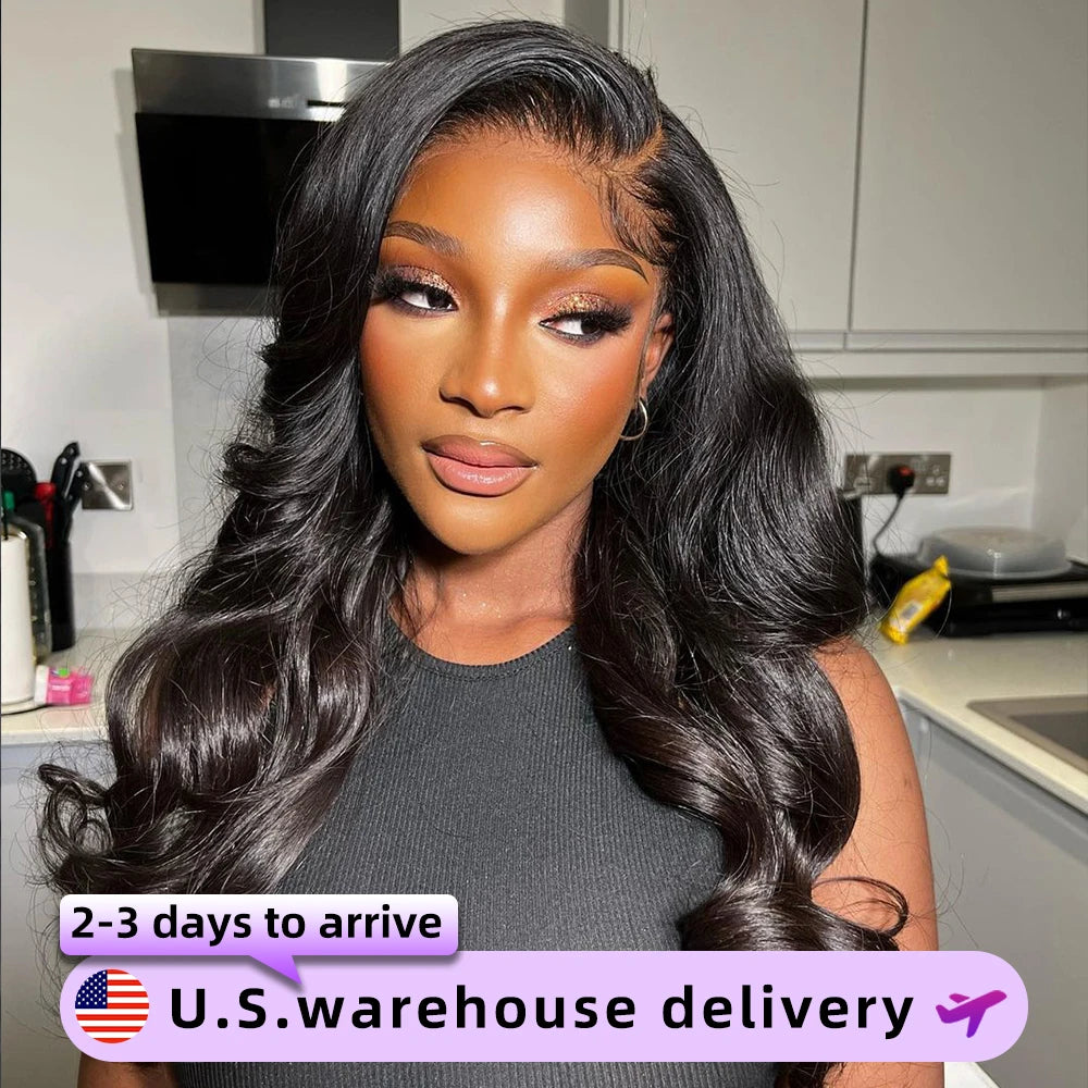 42 Inch 250% 13x6 HD Body Water Wave Transparent Lace Front Human Hair Wigs 13x5 Lace Frontal Wig Brazilian Hair Wig For Women ﻿