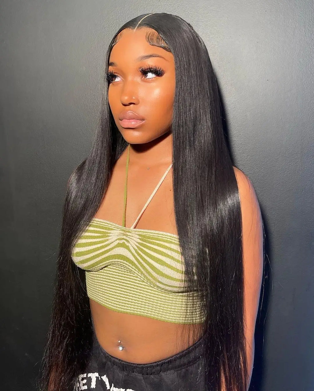 300 Density 40 50 Inch HD Lace Front Human Hair Wigs Straight 13x4 13x6 Lace Frontal Wigs For Women 7x5 Glueless Wigs Human Hair