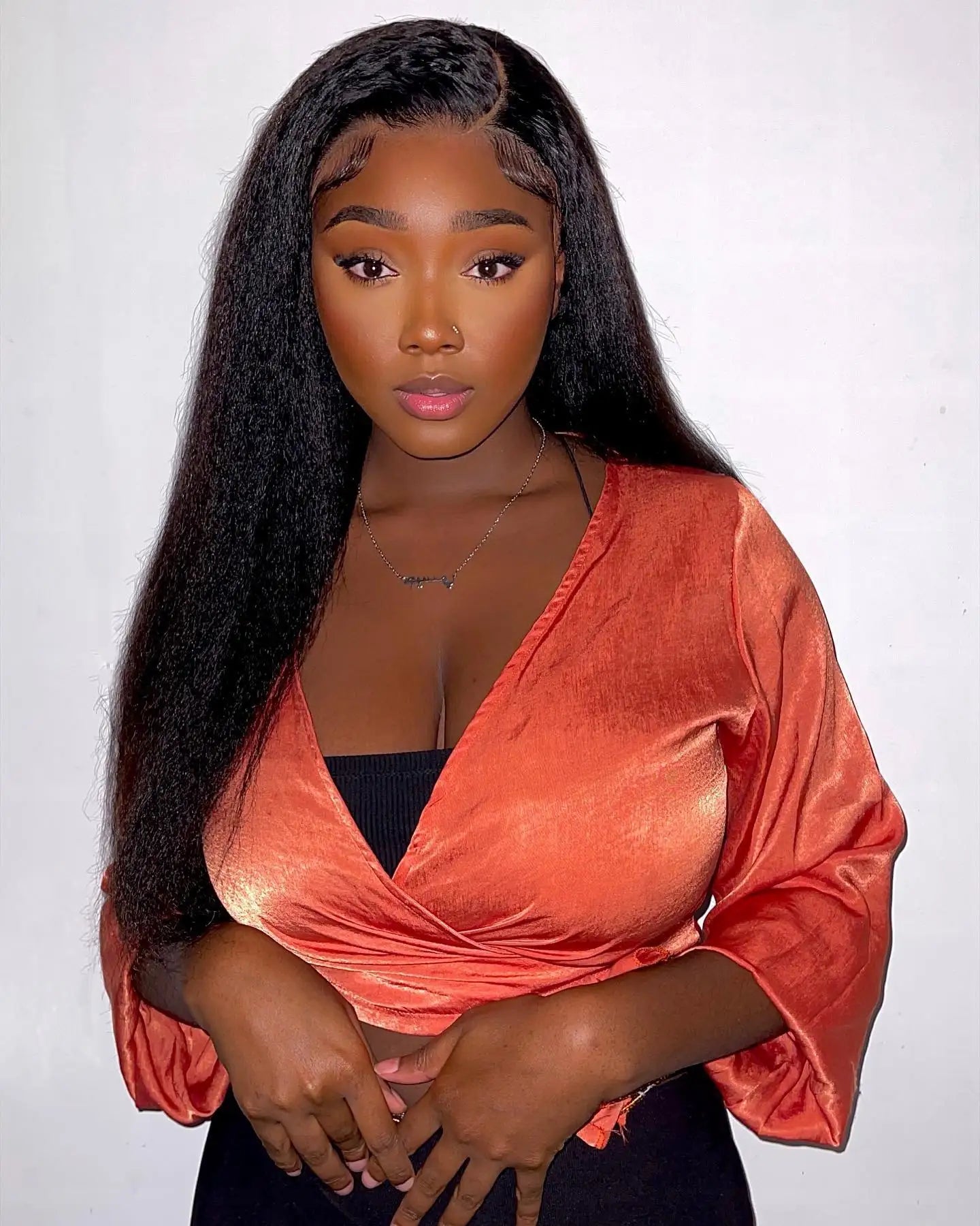 40 Inch HD 13x6 Transparent Kinky Straight Human Hair Wigs Brazilian 13x4 360 Yaki Lace Frontal Human Hair Wigs For Women 300%