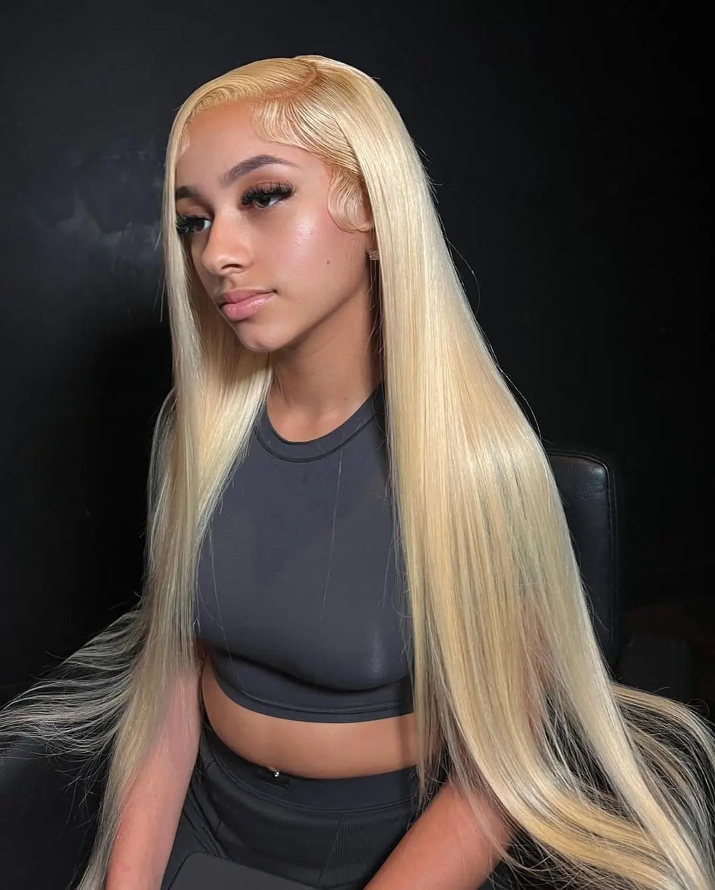 40 Inch 613 Blond Lace Frontal Wig Human Hair 13x6 13x4 HD Transparent Color Bone Straight Lace Front Wigs For Women 250 Density