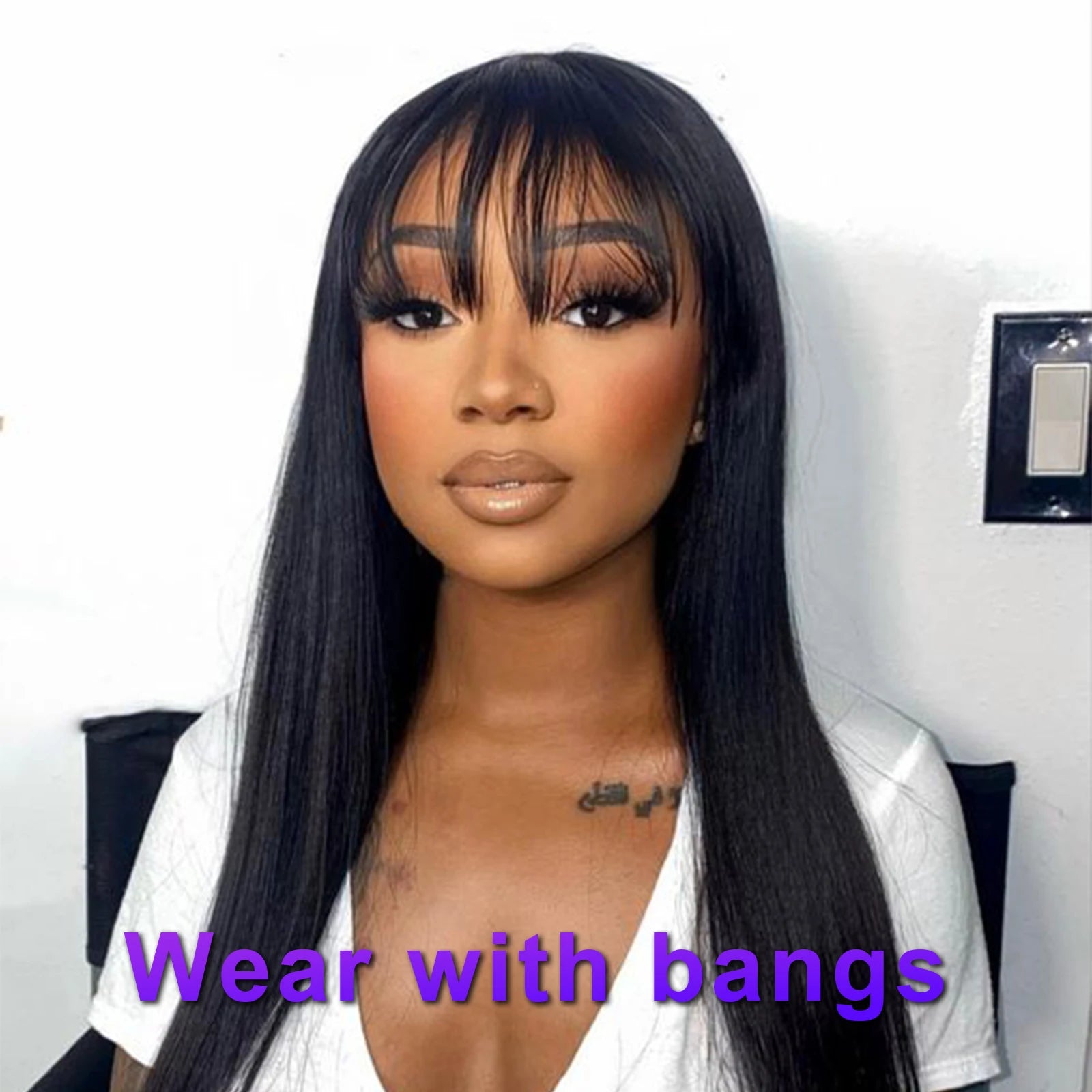 18 Inch Clip in Hair Extensions Real Human Hair 140g Straight 100% Brazilian Remy Human Hair Clip in Hair Extensions for Women