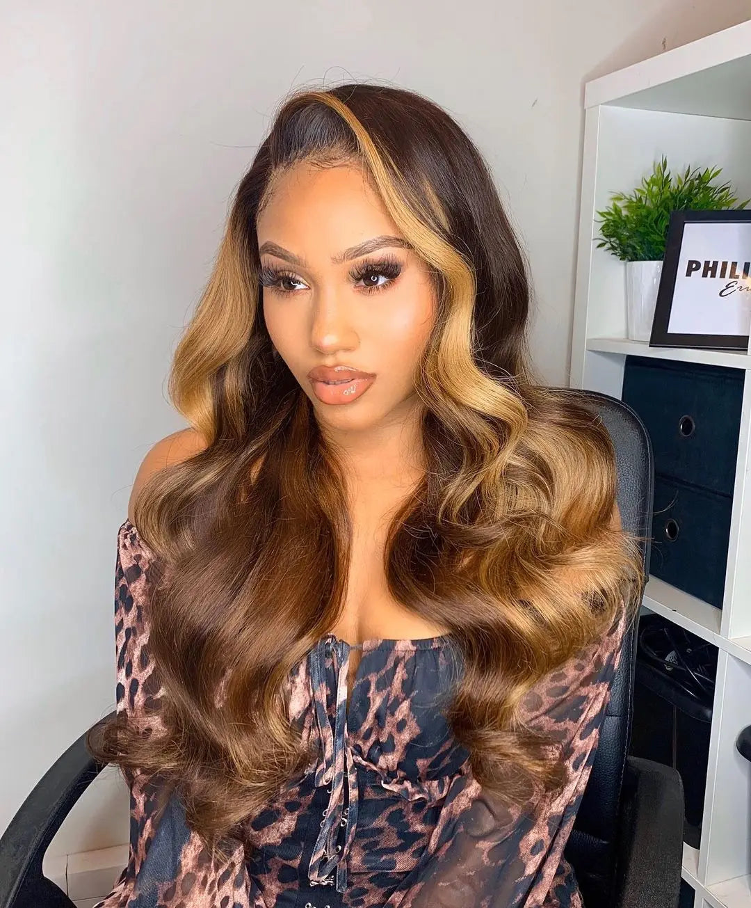 Highlight Ombre Body Wave 13x4 Lace Frontal Wig Human Hair 4/27 Lace Front Wigs 200 Density 4x4 Lace Front Wigs Human Hair Wigs