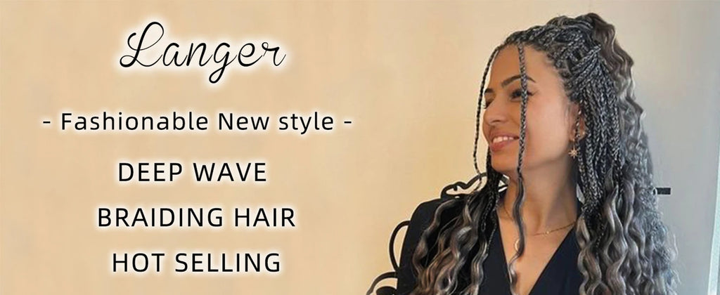 Deep Wave human hair bundle no weft bundle female hair extension 3 strands Gray human hair for real human hair braid