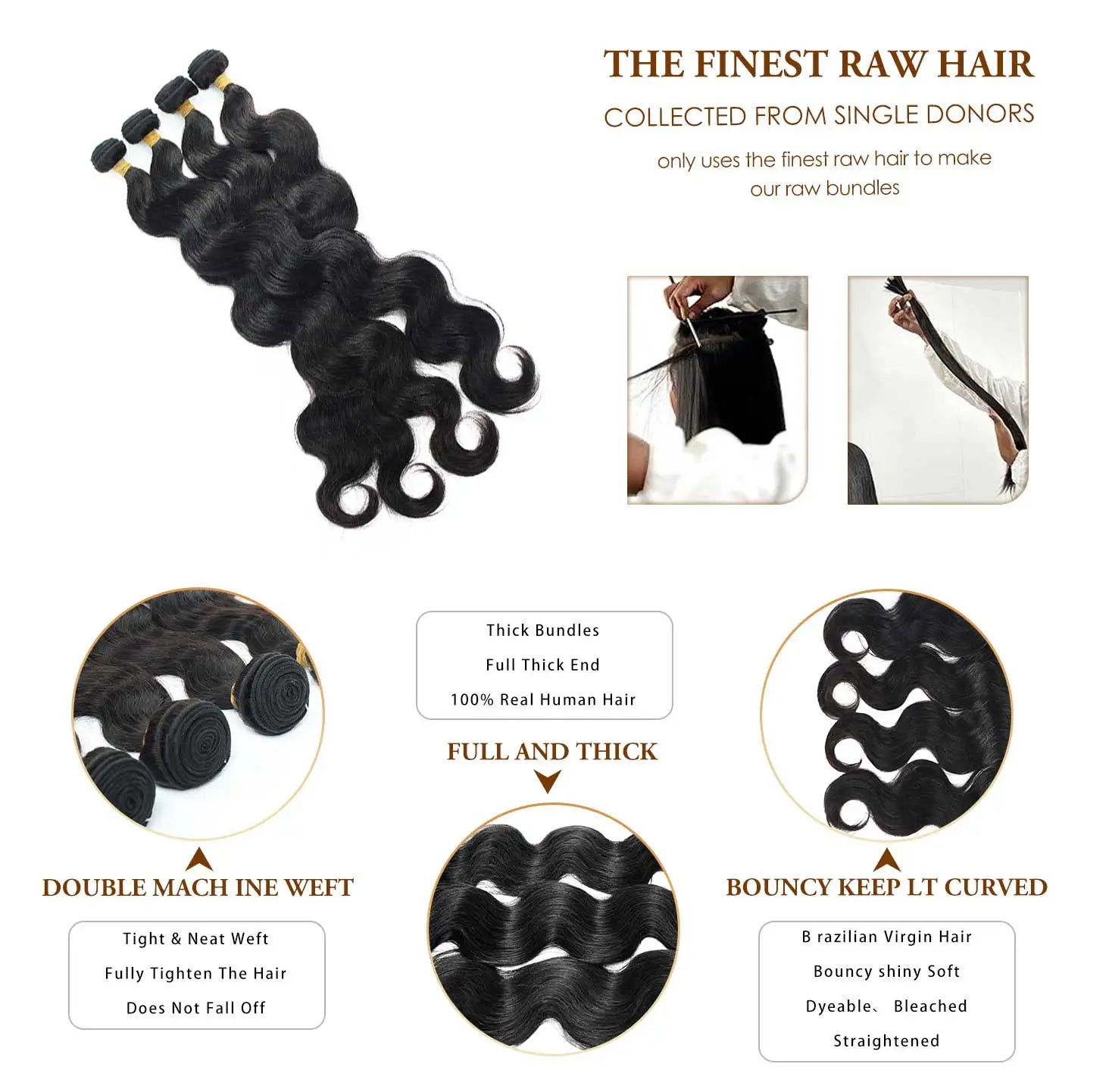 30 34 Inch Bone Straight Human Hair Bundle 16A Brazilian 4 5 6 Pcs 100% Human Hair Remy Hair Bundles Weave Extensions For Women