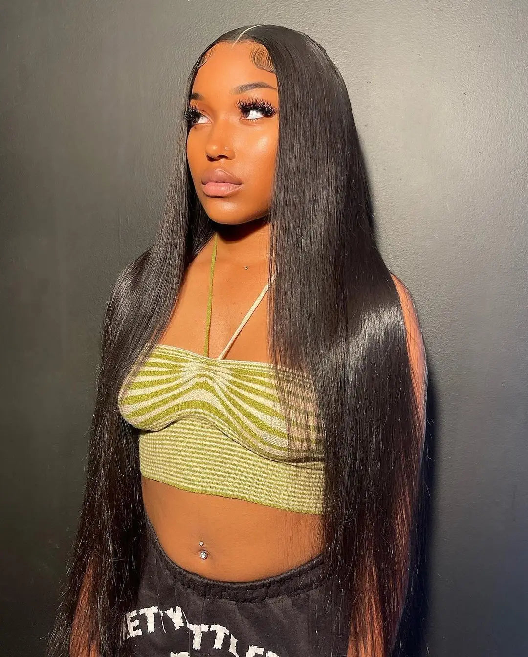 300 Density 13x4 13x6 HD Bone Straight 40 46 50 Inches Lace Front Human Hair Wigs Brazilian 7x5 Wear Go Glueless Wigs For Women