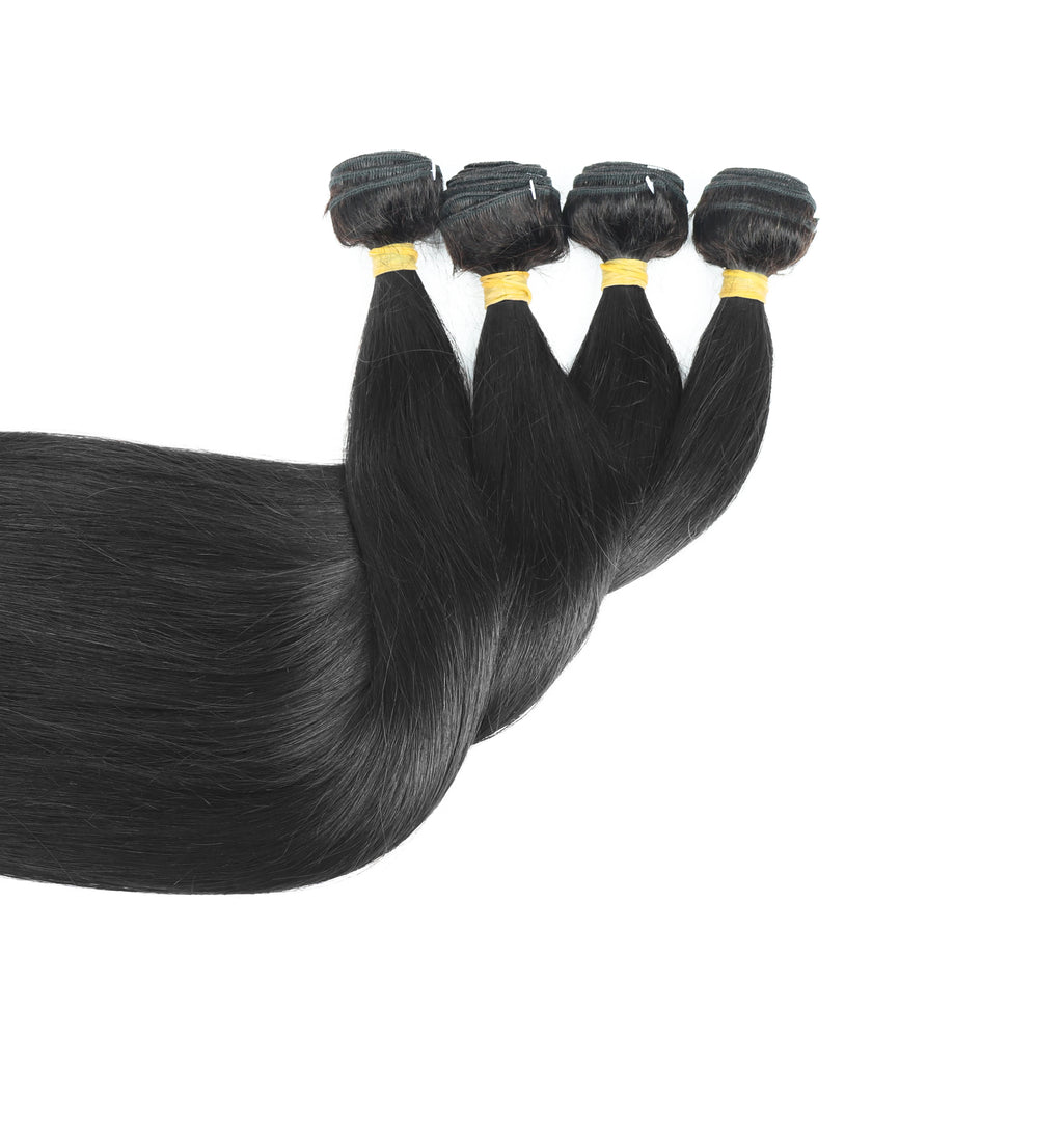 30 Inch Straight Human Hair Bundles 16A 4/5/6 Pcs 100% Human Hair Unprocessed Brazilian Raw Hair Bundle Extensions For Women