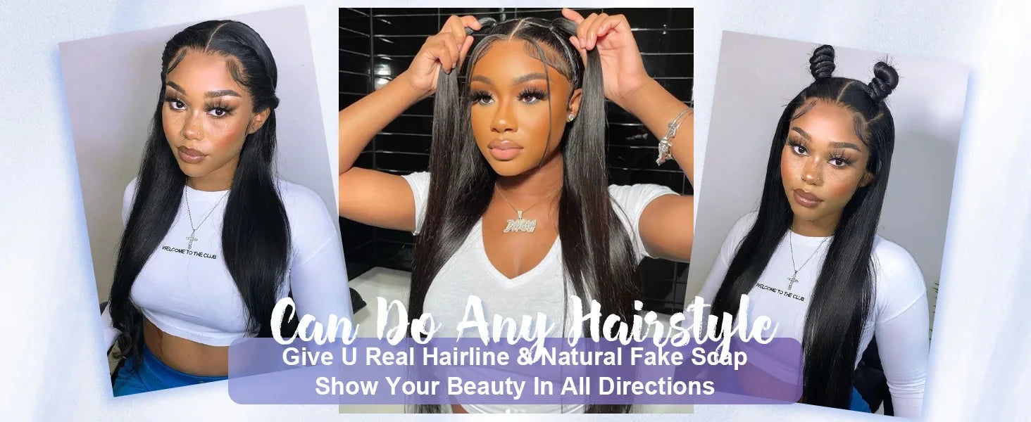 220 Density Straight Human Hair Wigs 30 Inch 13x6 Hd Lace Front Wig PrePlucked Brazilian Hair 13x5 Lace Frontal Wig For Women